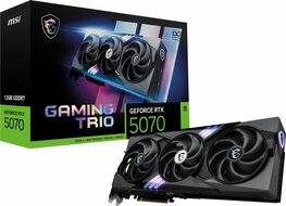 MSI GeForce RTX 5070 GAMING TRIO OC | 12GB GDDR7 VRAM | Videokaart | GPU | Nvidia
