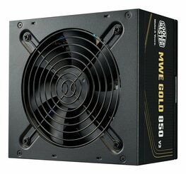 Cooler Master MWE Gold 850 V3 | 850W ATX 3.1 Voeding | 24-Pin | 80 Plus Gold | Zwart