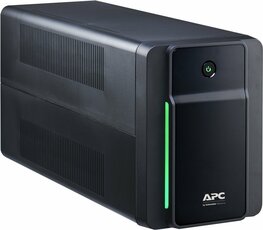 APC Back‑UPS BX1200MI | 1200 VA Line‑Interactive UPS | 6x C13 | 650 W | C14 Ingang | Compacte Zwarte Behuizing