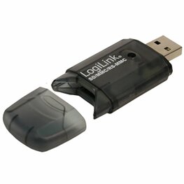 LogiLink USB 2.0 Geheugenkaartlezer | Externe Stick | SD/MMC | Zwart