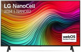 LG NanoCell 43NANO82T6B | 43'' Ultra HD 4K | NanoCell LED Smart TV | Wifi | WebOS 24 | HDR10 | 60Hz