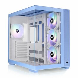Thermaltake View 380 TG ARGB | Mid Tower Case | Hydrangea Blue (CA-1Z2-00MFWN-00)