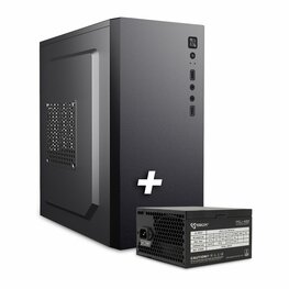 SBOX PCC-12 | Micro-ATX PC Case | Inclusief 500W PSU | USB 3.0 | Behuizing