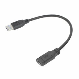 ACT Adapterkabel | USB Type-A (Male) naar USB Type-C (Female) | 0,2 meter