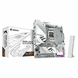 Gigabyte B850M AORUS ELITE WIFI6E ICE | Socket AM5 | AMD B850 | 4xDDR5 | Micro ATX | Moederbord