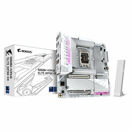 Gigabyte B860M AORUS ELITE WF6E ICE | Socket LGA 1851 (V1) | Intel B860 | 4xDDR5 | Micro ATX | Moederbord
