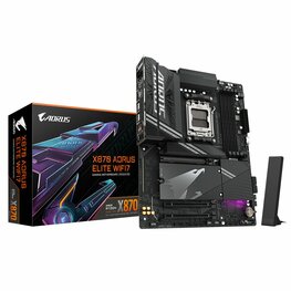 Gigabyte X870 A ELITE WIFI7 | Socket AM5 | AMD X870 | 4xDDR5 | ATX | Moederbord