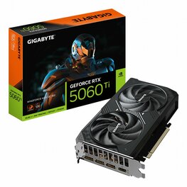 Gigabyte GeForce RTX 5060 Ti WINDFORCE MAX OC | 16GB GDDR7 VRAM | Videokaart | GPU | Nvidia