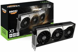 INNO3D GeForce RTX 5090 X3 | 32 GB GDDR7 VRAM | 4K Gaming & AI | Videokaart | GPU | Nvidia