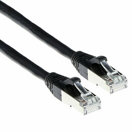 ACT netwerkkabel | Cat6A | S/FTP (S-STP) | 30 m | Zwart | FB6930