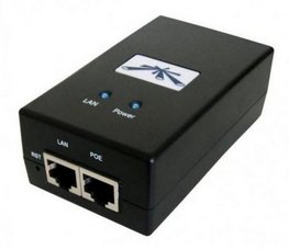 Ubiquiti Networks POE-24-12W | PoE Adapter & Injector | 24V | 12W | Fast Ethernet