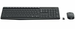 Logitech Ret. Wireless Desktopset Keyboard  + Mouse MK235