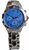 Di Lusso dames horloge - Zilver/blauw
