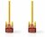 CAT6 SFTP-Netwerkkabel RJ45 Male - RJ45 Male Geel