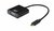 ACT AC7300 | USB-C naar VGA Adapter | 0,15 m | Zwart