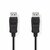 Nedis CCGB37010BK20 DisplayPort kabel 2 m Zwart