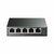 TP-Link TL-SF1005LP | Unmanaged | Fast Ethernet (10/100 Mbps) | Power over Ethernet (PoE) | Zwart