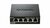 D-Link DGS-105 | Unmanaged Switch | 5 Poorten | Gigabit Ethernet (10/100/1000 Mbps) | Zwart