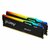 Kingston Technology FURY Beast RGB geheugenmodule 64 GB 2 x 32 GB DDR5 5200 MHz