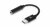 ACT AC7380 audio kabel tussenstuk 0,11 m 3.5mm USB Type-C Zwart