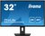 iiyama ProLite XB3288UHSU-B5 computer monitor 80 cm (31.5") 3840 x 2160 Pixels 4K Ultra HD LCD Zwart