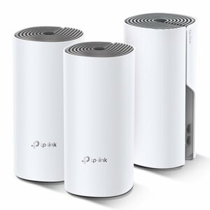 TP-Link Deco E4 (3-pack) | Wifi 5 | Whole Home Mesh Wifi-systeem | Gigabit Ethernet Dual-band (2.4 GHz / 5 GHz)