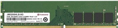 Transcend JetRam | 1x8GB DDR4 | 3200MHz | DIMM | CL22 | Geheugenmodule | RAM