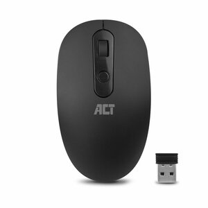 ACT AC5110 | Draadloze Muis | Links- en Rechtshandig | RF | 1200 DPI | Zwart