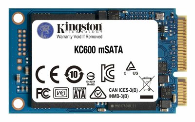 Kingston KC600 | 512GB SATA SSD | mSATA | 550MB/s