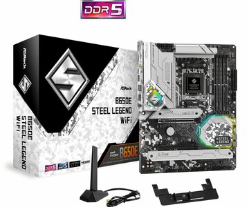 Asrock B650E Steel Legend WiFi | Socket AM5 | AMD B650 | 4xDDR5 | ATX | Moederbord