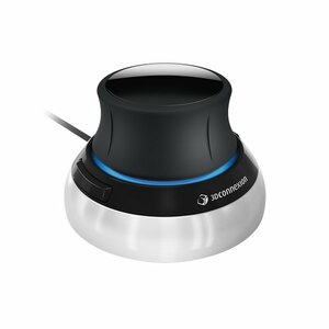 3Dconnexion SpaceMouse | Bedrade Muis | USB-A | 3D-Tracker | Zwart/Zilver