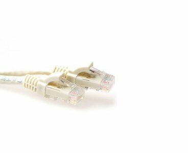 ACT CAT6A UTP netwerkkabel Ivoor 0,5 m U/UTP (UTP)