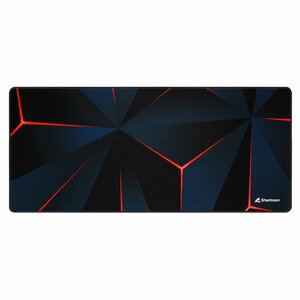 Sharkoon SKILLER SGP30 Game-muismat Zwart, Blauw, Oranje