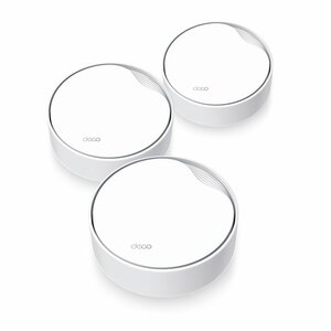 TP-Link Deco X50-PoE (3-pack) | Wifi 6 | Whole Home Mesh Wifi-systeem | Gigabit Ethernet Dual-band (2.4 GHz / 5 GHz)