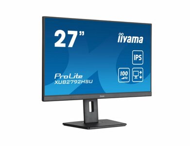iiyama ProLite XUB2792HSU-B6 27" | 1920x1080 Full HD IPS | 100Hz | AdaptiveSync | USB-Hub | Monitor