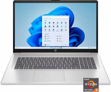 HP 17-cp3005DX | 17.3'' F-HD IPS | AMD Ryzen 5 7430U | 8GB | 512GB | W11 Home S