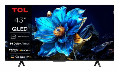 TCL 43P7K 43" | Ultra HD 4K QLED Smart TV (2025) | Google TV + Wifi | Dolby Vision & HDR10 | Quantum Dot Technologie | 60Hz