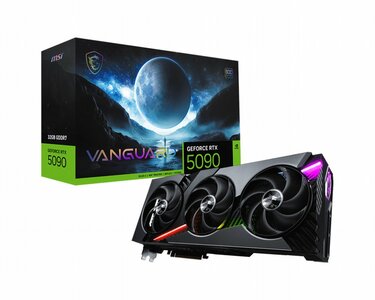 MSI GeForce RTX 5090 VANGUARD SOC | 32GB GDDR7 VRAM | 4K Gaming & AI | Videokaart | GPU | Nvidia