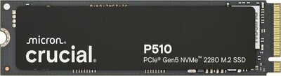 Crucial P510 | 1TB NVMe SSD | M.2 | Gen5 | 11.700MB/s Lezen | 9.500MB/s Schrijven