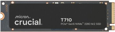 Crucial T710 | 1TB NVMe SSD | M.2 | Gen5 | 14.500MB/s Lezen | 12.700MB/s Schrijven