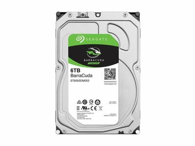 Seagate Barracuda HDD 3.5" | 6TB SATA III | 5600RPM