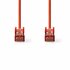 Nedis CAT6 S/FTP-netwerkkabel / RJ45 / 2m / Rood_