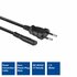 ACT AC3300 elektriciteitssnoer Zwart 1,5 m CEE7/16 C7 stekker_