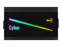 Aerocool PSU Cylon 600W RGB 80 PLUS Soft, black, flat cables_