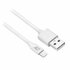 ACT AC3092 Lightning-kabel 1 m Wit_