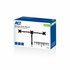 ACT AC8303 | Verstelbare Monitor-bureaubeugel | Tot 27" | Max 7kg | VESA 100x100 | 2 Monitoren_