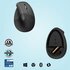 Logitech Lift | Ergonomische Draadloze Muis | Rechtshandig | RF + Bluetooth | 4000 DPI | Grafiet_