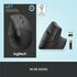 Logitech Lift | Ergonomische Draadloze Muis | Rechtshandig | RF + Bluetooth | 4000 DPI | Grafiet_