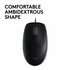Logitech B110 Silent | Bekabelde Muis | Links- en Rechtshandig | USB-A | 800 DPI | Zwart_