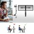 ACT AC8332 | In Hoogte Verstelbare Monitor-bureaubeugel | Tot 27" | Max 7kg | VESA 100x100 | 2 Monitoren_